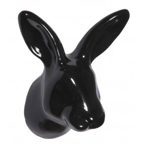 Bunny Wall Hook - black
