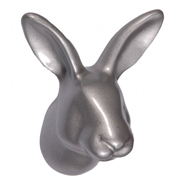 Bunny Wall Hook - silver