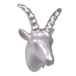 Billy Goat Wall Hook - silver