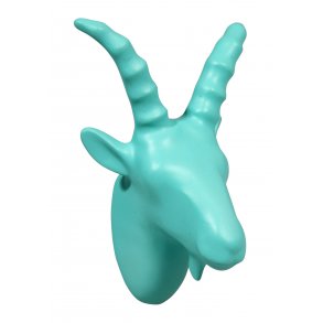 Billy Goat Wall Hook - matt aqua