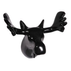 Moose Wall Hook - black