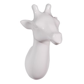 Giraffe Wall Hook - white