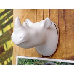 Rhino Wall Hook - matt white