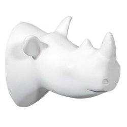 Rhino Wall Hook - matt white