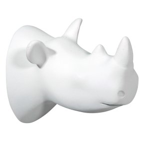 Rhino Wall Hook - matt white