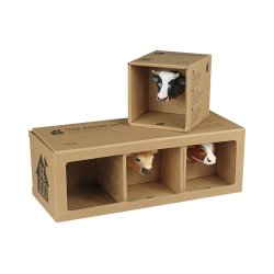 Wallhook / Doorknob COW set/3