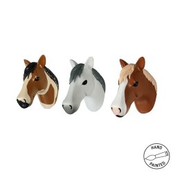 Wallhook / Doorknob HORSE set/3
