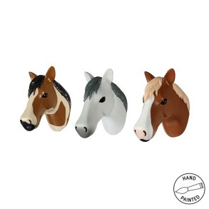 Wallhook / Doorknob HORSE set/3
