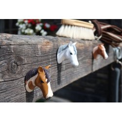 Wallhook / Doorknob HORSE set/3