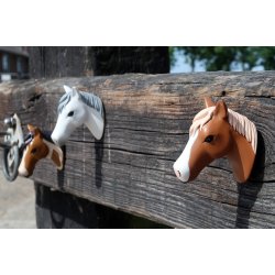 Wallhook / Doorknob HORSE set/3