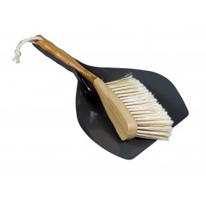 Dustpan & Brush - iron grey
