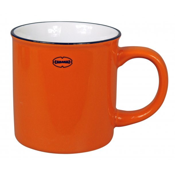 Tea/Coffee Mug - funky orange