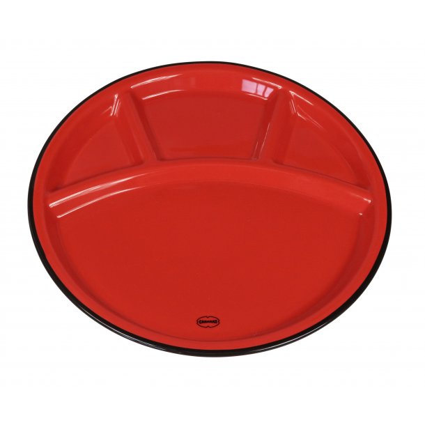 Fondue Plate - red