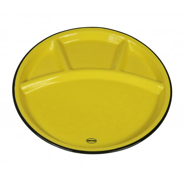 Fondue Plate - yellow