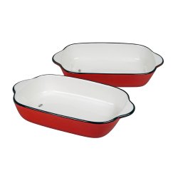 Oven Dish set/2 - red