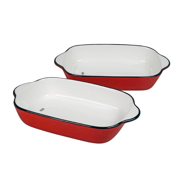 Oven Dish set/2 - red