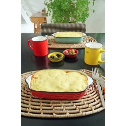 Oven Dish set/2 - red