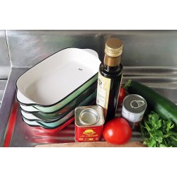 Oven Dish set/2 - vintage green