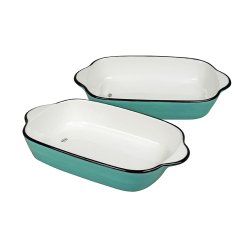 Oven Dish set/2 - blue