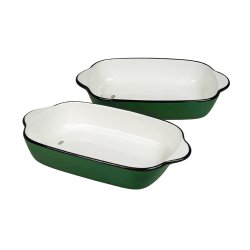 Oven Dish set/2 - pine green