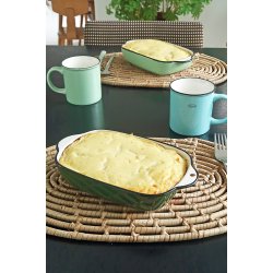 Oven Dish set/2 - pine green