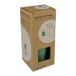 RELOAD-CUP 400ML set/4 - rosemary green