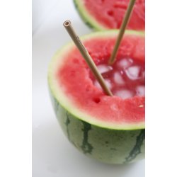 Bamboo Straws set/6 + brush