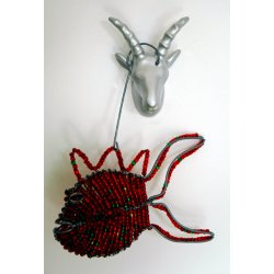 Billy Goat Wall Hook - silver