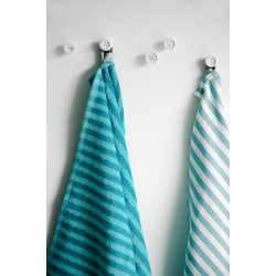 Button Up Wall Hooks set/5 - hvid