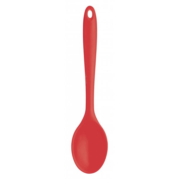 Silicone Spoon 27 cm. - red