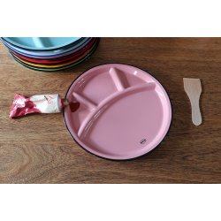 Fondue Plate - pink