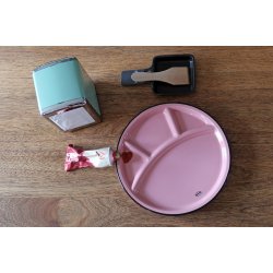 Fondue Plate - pink