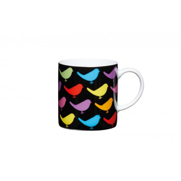 Porcelain Espresso Cup - birds