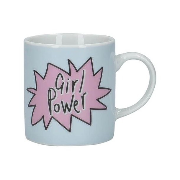 Porcelain Espresso Cup - girl power