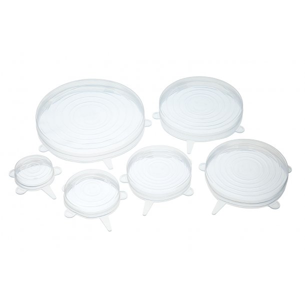 Stretchable Silicone Lids/Covers - set/6