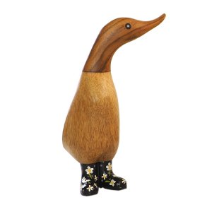 Edo Bamboo Duckling - flower black 18 cm