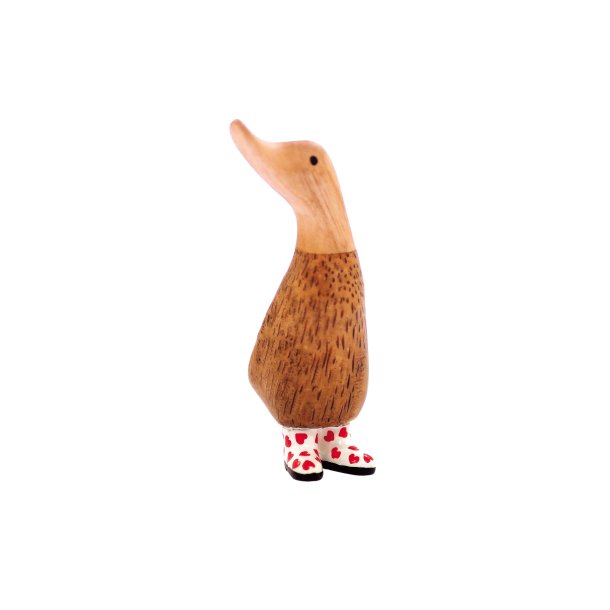 Dinky Duck - heart boots