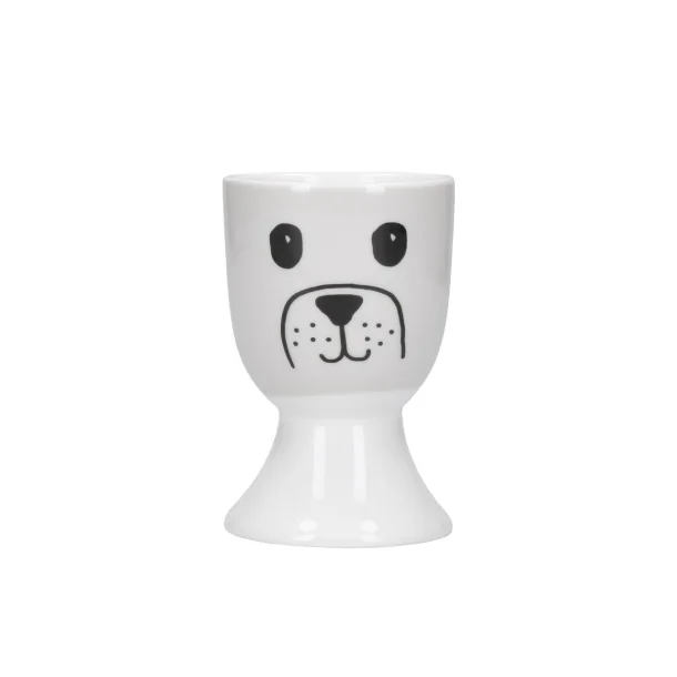 Porcelain Egg Cup - dog