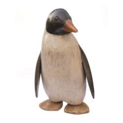 Edo Bamboo Emperor Penguin DAD - painted 20 cm