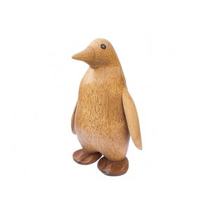 Edo Bamboo Emperor Penguin MOM - natural 17 cm
